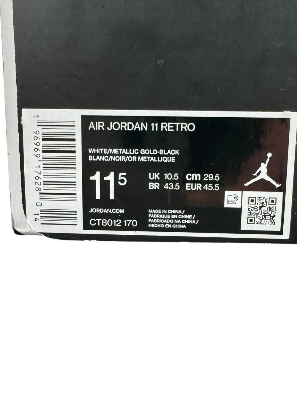 Size 11.5 - Air Jordan 11 Retro ‘DMP Gratitude’ 2023 - CT8012 170 Concord